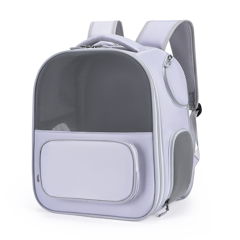 Pet space bag, dog breathable, cat bag, large-capacity transparent backpack Item Picture