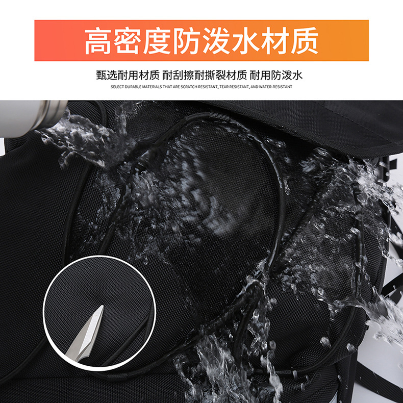 长途摩旅/城市通勤扩展摩托车尾包摩旅大容量后座包加厚骑行包详情15
