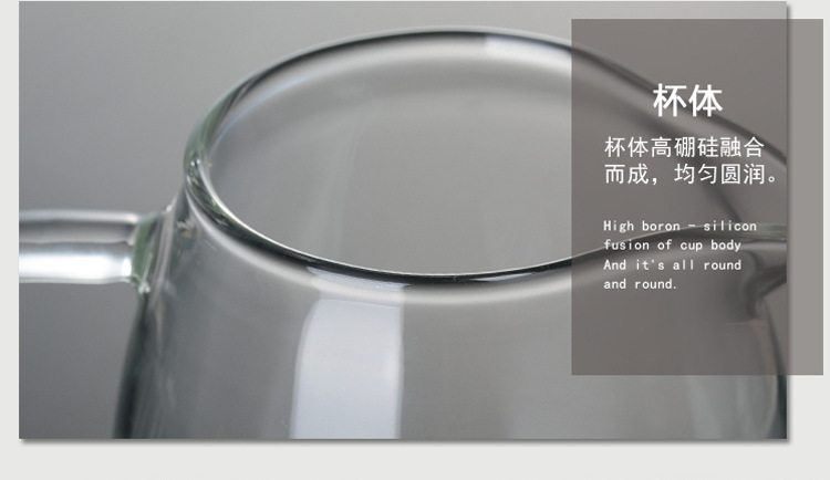 Factory wholesale thickened heat-resistant glass fair cups, transparent tea dispensers, large tea sea and tea ceremony accessories, customized LOGO pic 10