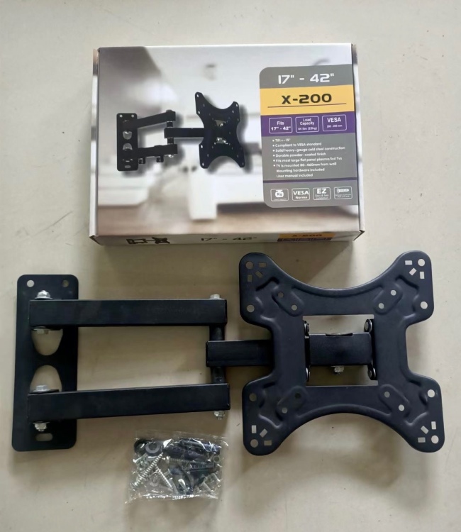 畅销款工厂直供可伸缩旋转电视支架X-400适合32-55电视尺寸显示屏