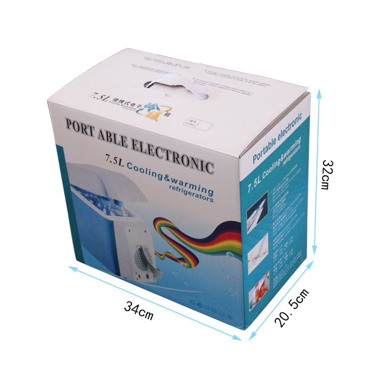 7.5-liter car refrigerator, a mini portable car cold and hot box for both home and car use Specification image