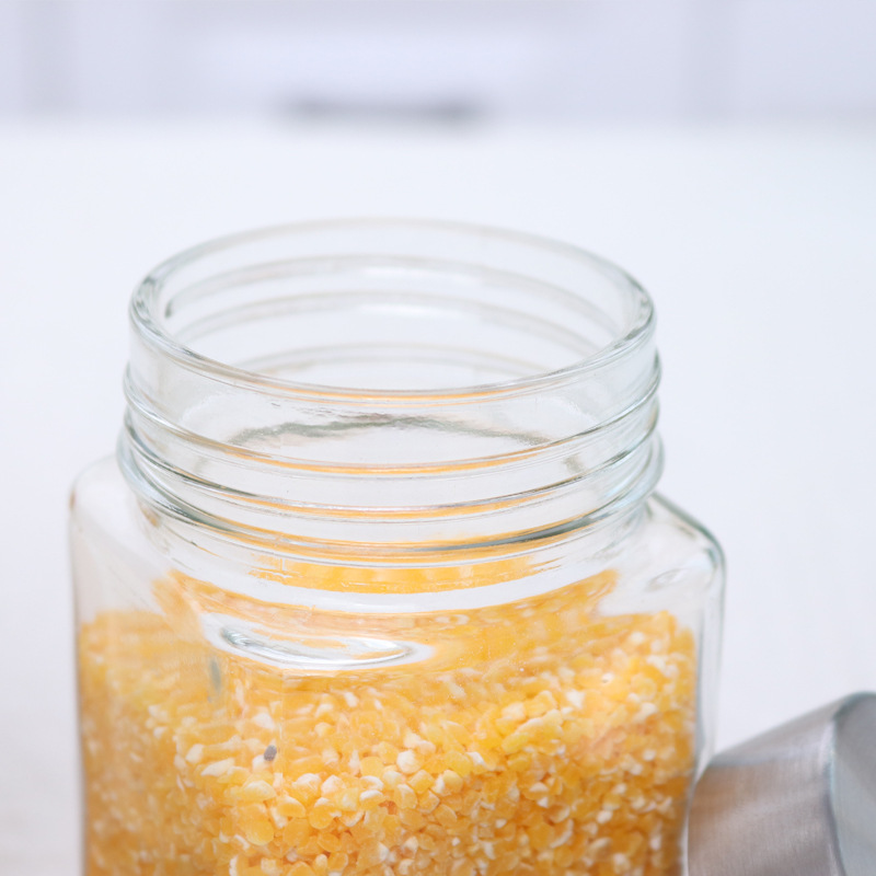 Household grain and food glass sealed storage jars, storage bottles, food storage cans, direct supply from the manufacturer pic 4