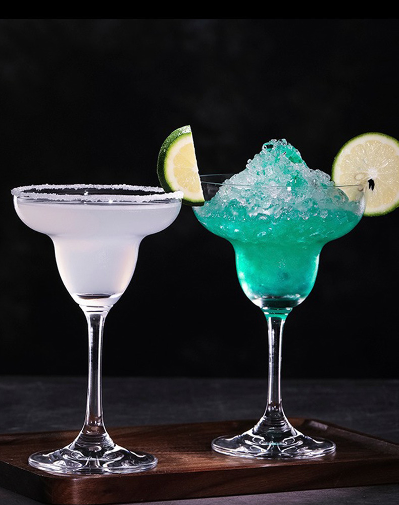 Wholesale crystal glass wine glasses, Martini champagne glasses, Marguerite Bar hotel triangular glasses, cocktail glasses pic 4