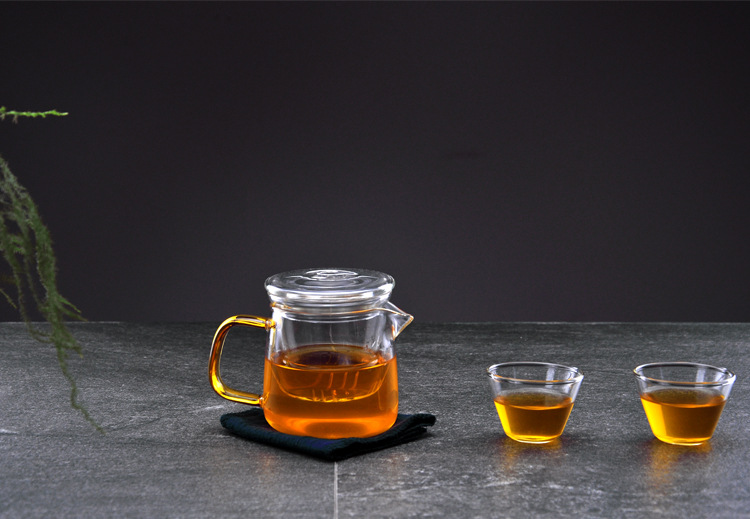 Wholesale heat-resistant glass quick guest cups, travel kung fu tea sets, one pot and two cups, portable tea brewing cups, one-piece consignment pic 16