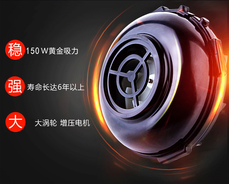 100W Fengwang Car Portable dry and wet dual-purpose car vacuum cleaner pic 1