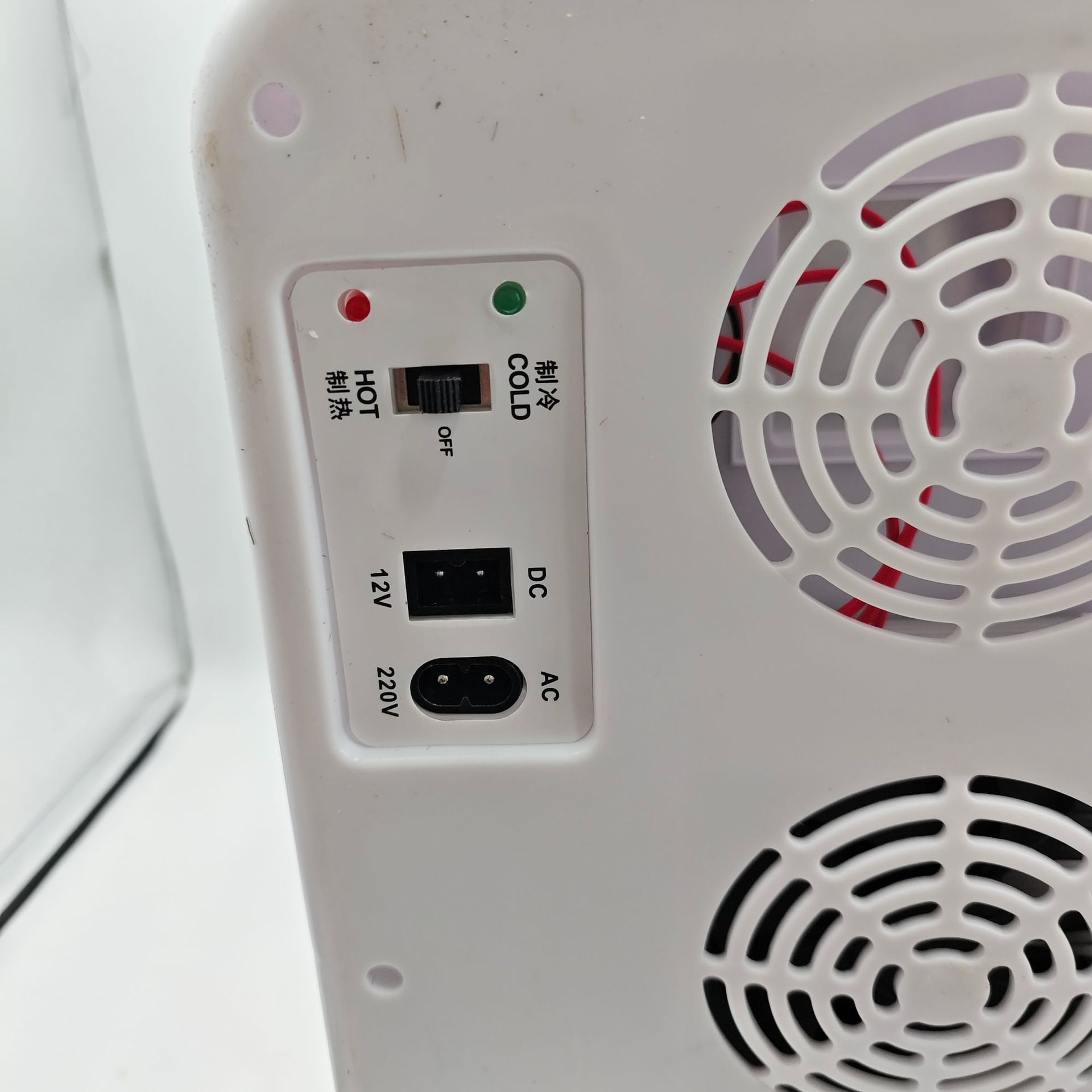 20-liter car refrigerator - tempered glass model, mini refrigerator, tempered mirror pic 9