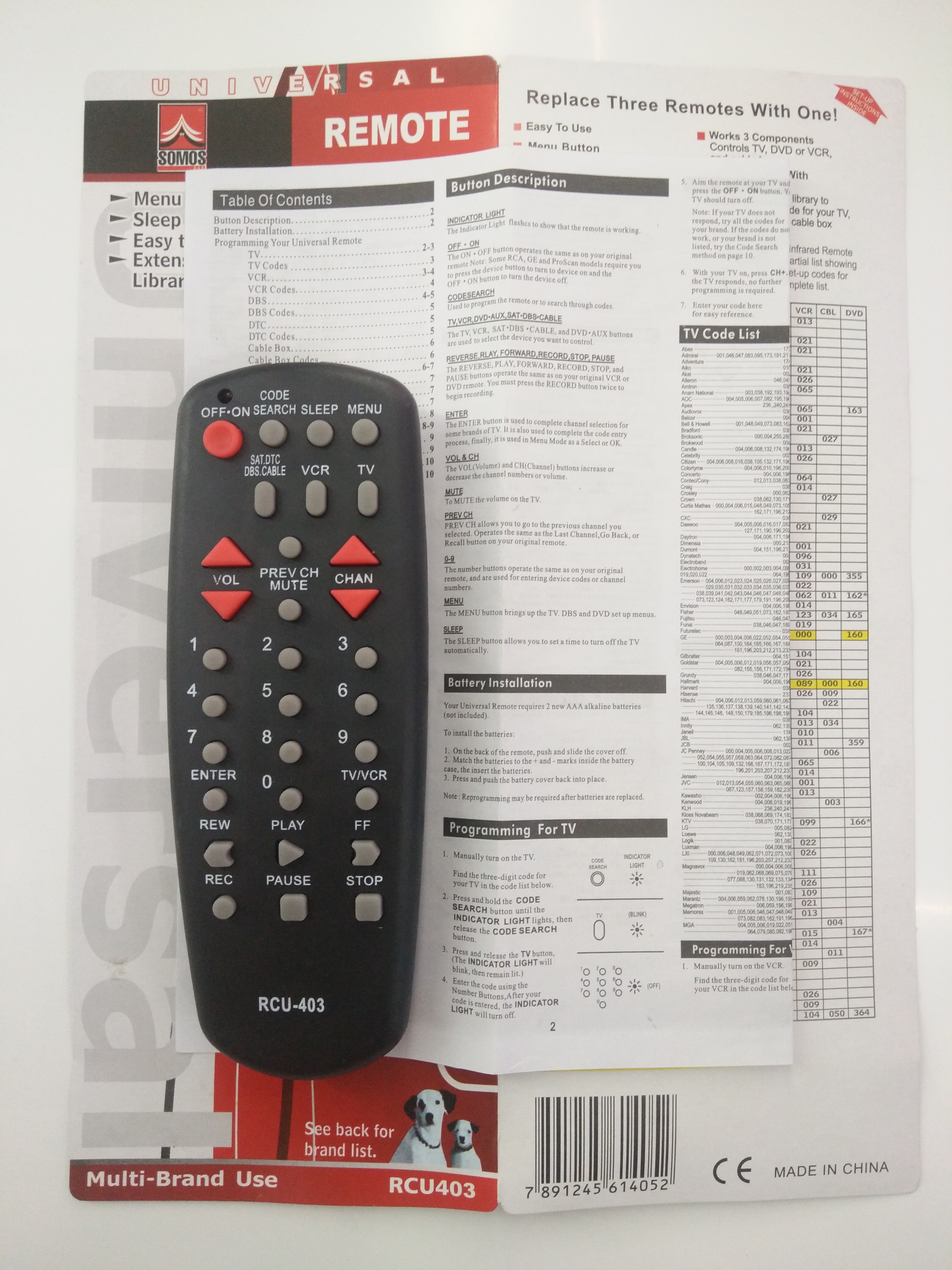 Factory direct sales of best-selling multi-functional TV remote controls Specification image