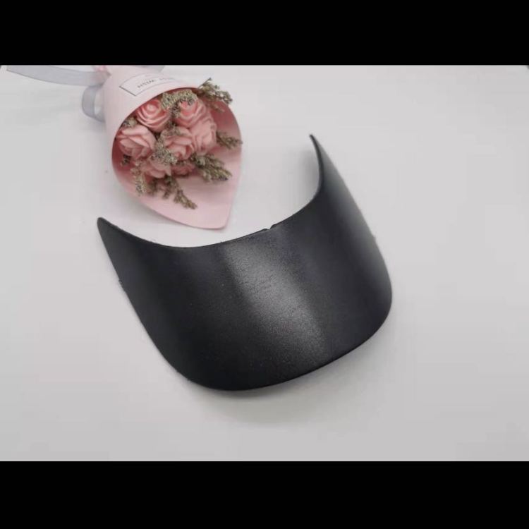 厂家直供帽舌塑料板 PE版材PE发泡板帽檐 多规格帽檐帽舌现货批发白底实物图