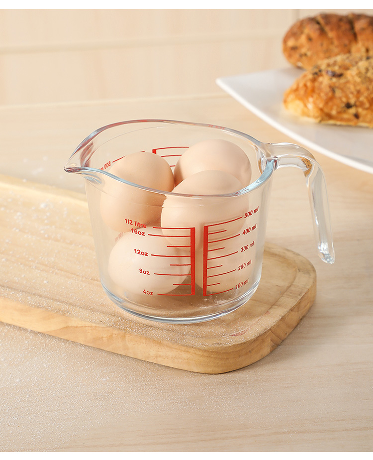 量杯带刻度厨房玻璃量杯大容量耐高温烘焙量筒打蛋杯毫升计量水杯详情8