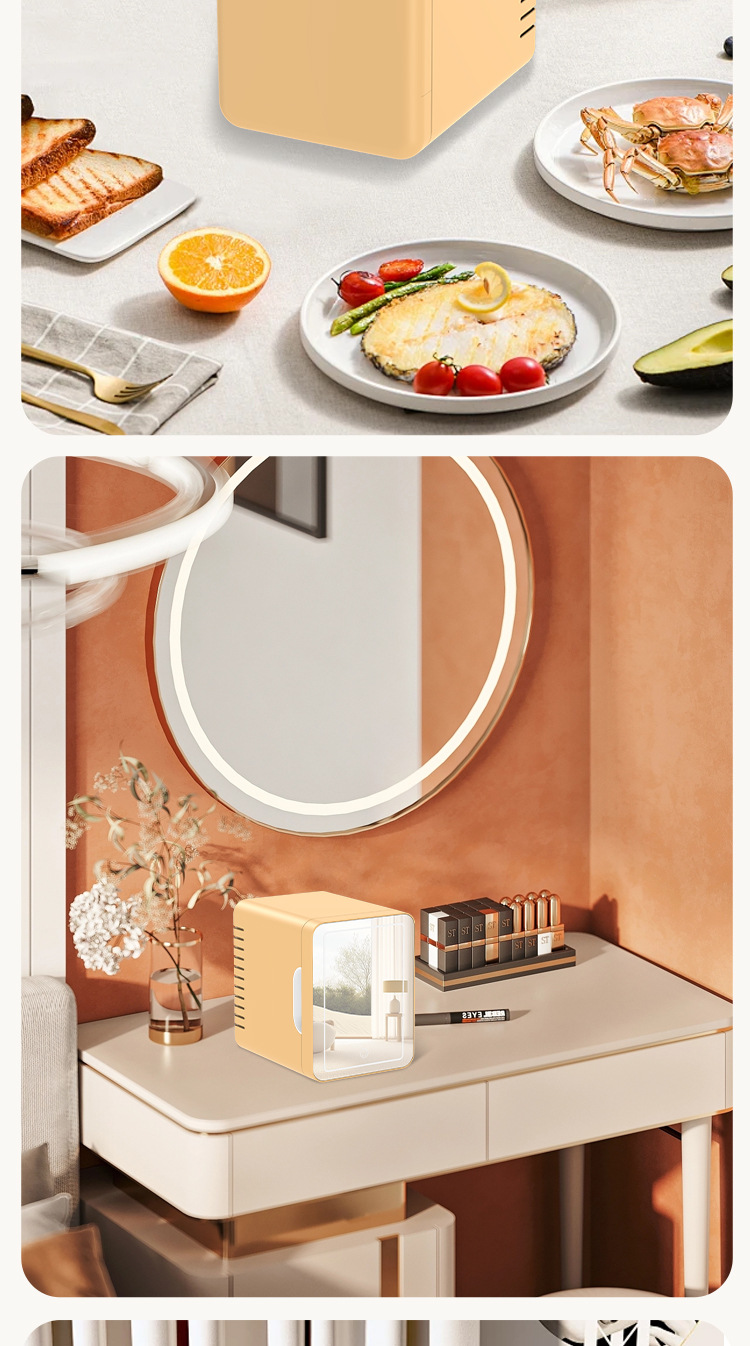 5L mini dormitory refrigerator, beauty refrigerator, portable small refrigerator, dual-purpose car and household refrigerator pic 12
