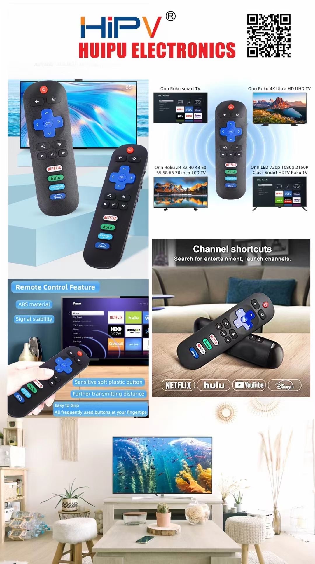 Factory direct sales of multi-functional TV remote control and universal remote control pic 7