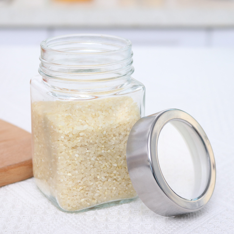 储物罐家用五谷杂粮食品玻璃密封罐储物瓶食品收纳罐 厂家直供