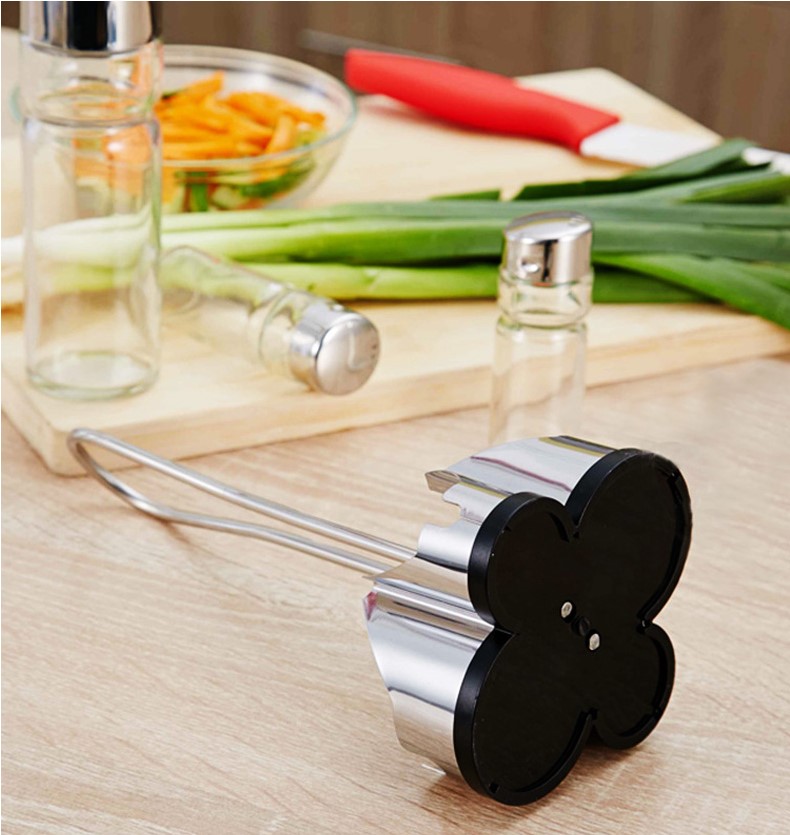 Stainless steel glass seasoning jar, seasoning bottle, table oil, vinegar, soy sauce, chili powder bottle four-piece set, restaurant supplies set pic 2