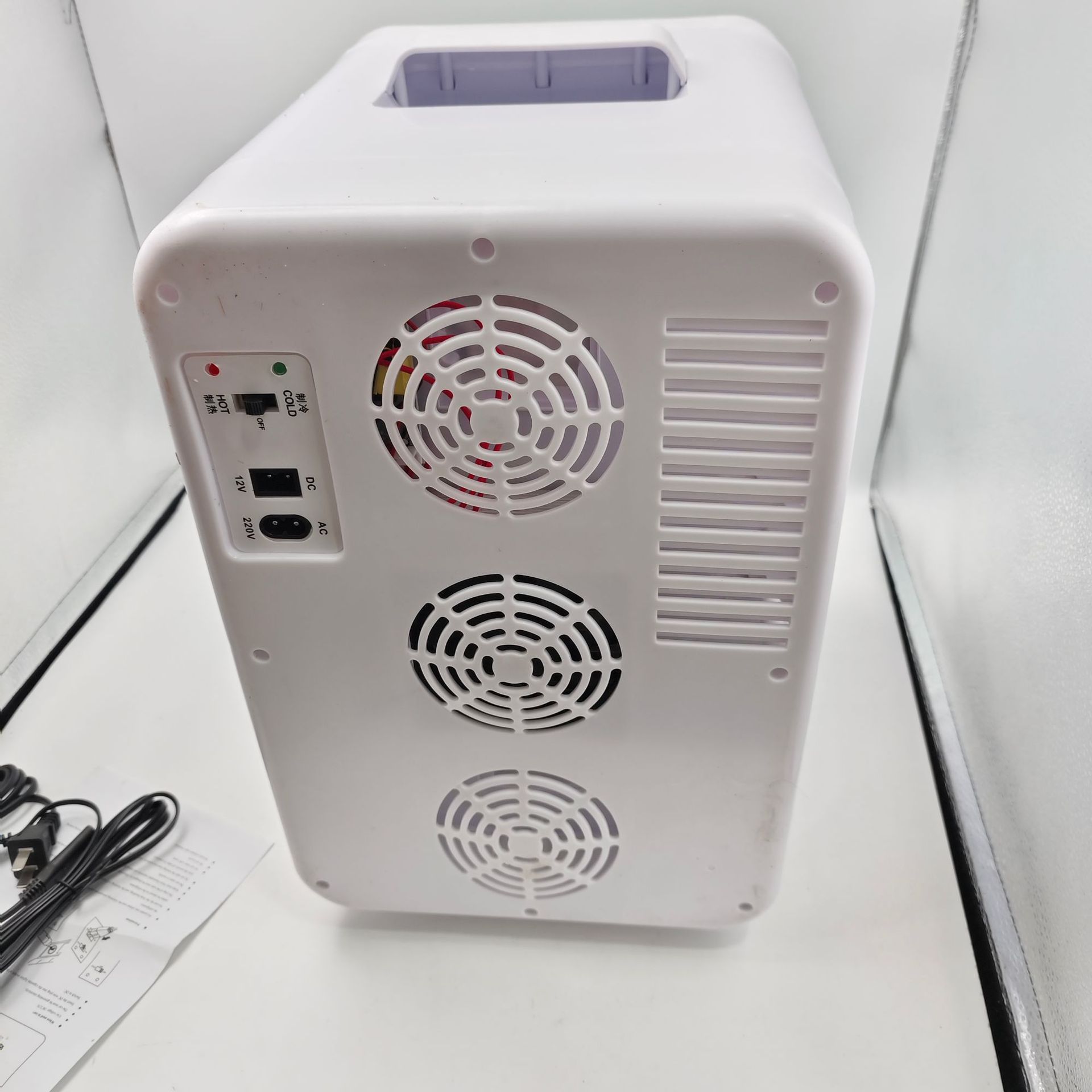 20-liter car refrigerator - tempered glass model, mini refrigerator, tempered mirror pic 8