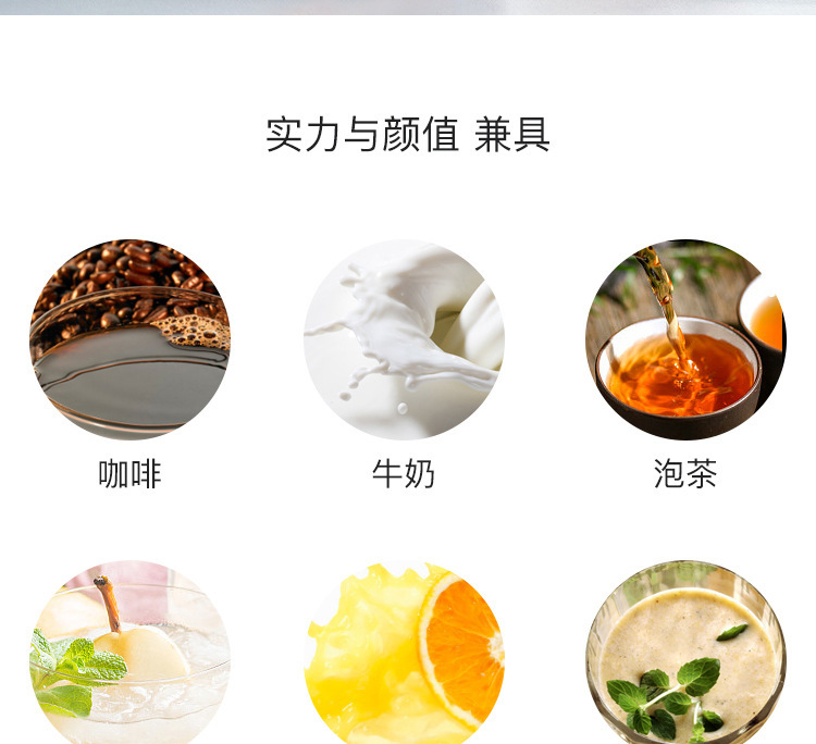 Cross-border glass cup 160oz aluminum can 20oz Cola can Cola cup Mason Cup with bamboo and wood lid straw set pic 9