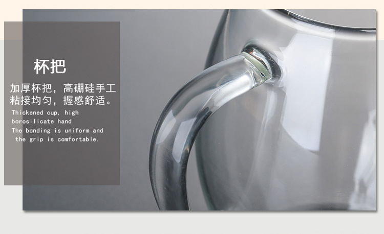 Factory wholesale thickened heat-resistant glass fair cups, transparent tea dispensers, large tea sea and tea ceremony accessories, customized LOGO pic 9