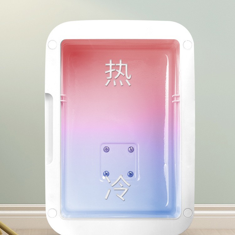 4L car mirror refrigerator, suitable for both home and car use, makeup mask cooler. "Hidden box" Application Scenario