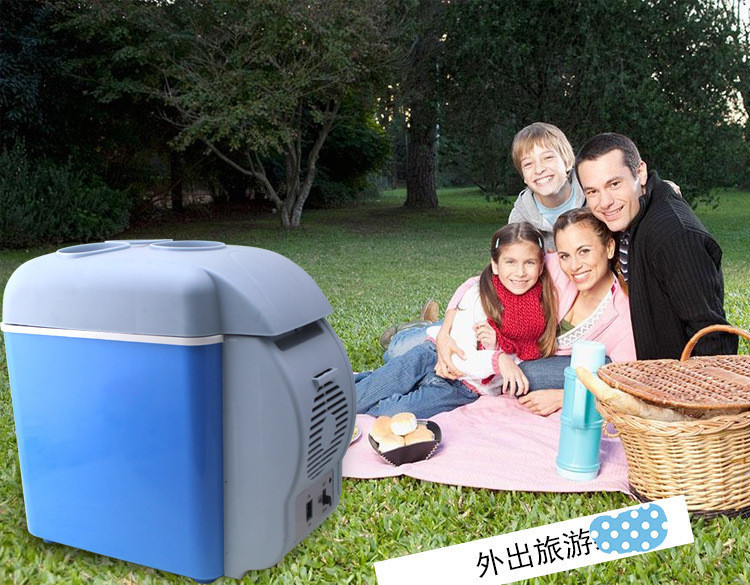 7.5-liter car refrigerator, a mini portable car cold and hot box for both home and car use pic 5