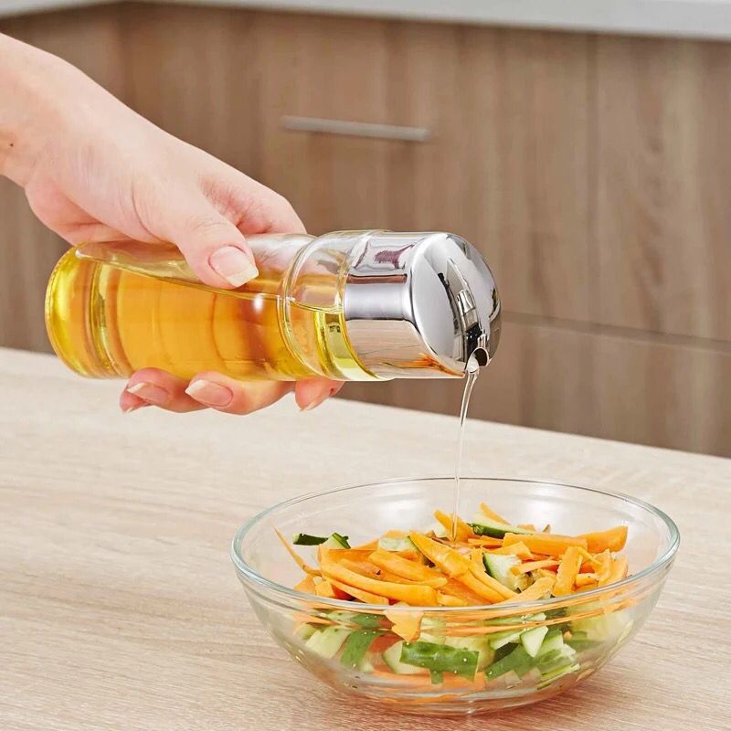 不锈钢玻璃调味罐调料瓶餐桌油醋酱油辣椒粉瓶四件套餐厅用品套装