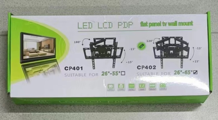 Factory direct sales LCD TV stand CP-201 is suitable for TV sizes ranging from 14 to 42 inches and can be rotated and adjusted
