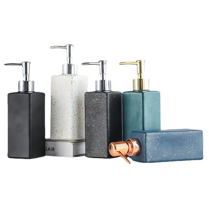 Glass hand sanitizer bottles in stock, hotel body wash and shampoo repackaged glass bottles, household hand sanitizer bottles wholesale Specification image