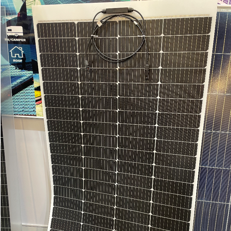 Factory customization of flexible solar panels ranging from 100W to 200W