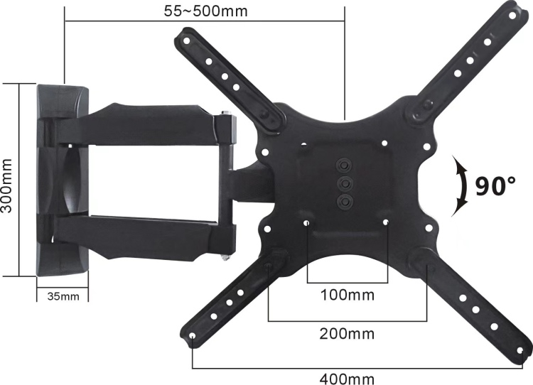 Factory direct sales of best-selling LCD TV push stands, adjustable TV brackets and mobile trolleys Item Picture