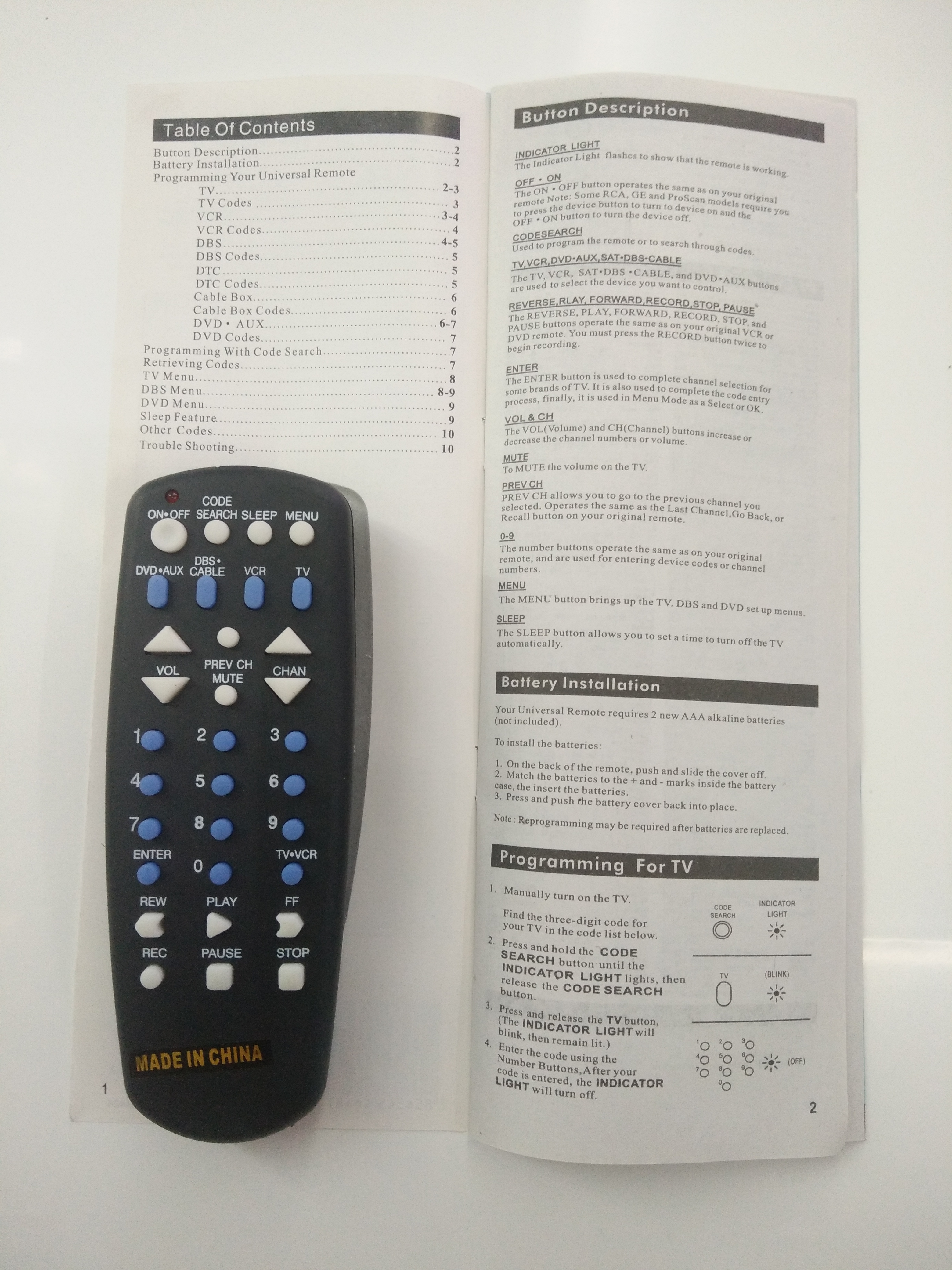 Factory direct sales of best-selling multi-functional TV remote controls details Picture