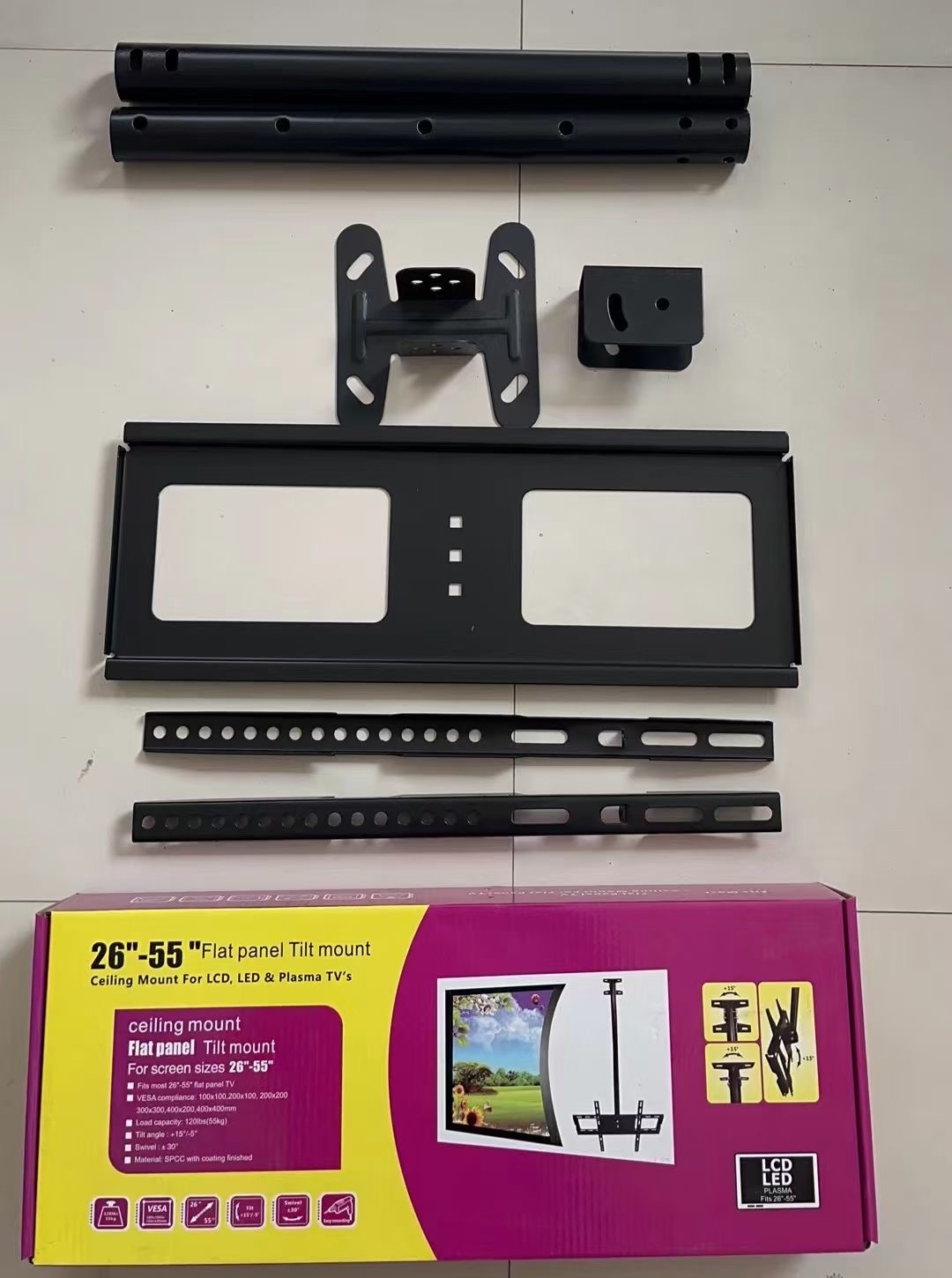Factory direct sales LCD TV stand CP-201 is suitable for TV sizes ranging from 14 to 42 inches and can be rotated and adjusted pic 3