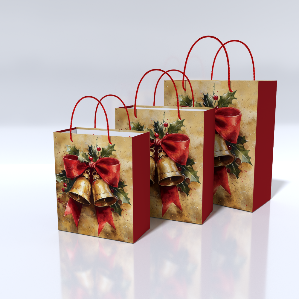 Bell Carry Christmas Bell Carry Gift Handbag