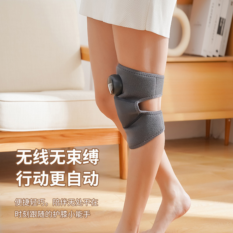 Hot-selling new heating massage knee pads for joint heat application and warmth massage, shoulder, knee and elbow wireless massage, portable heating details Picture