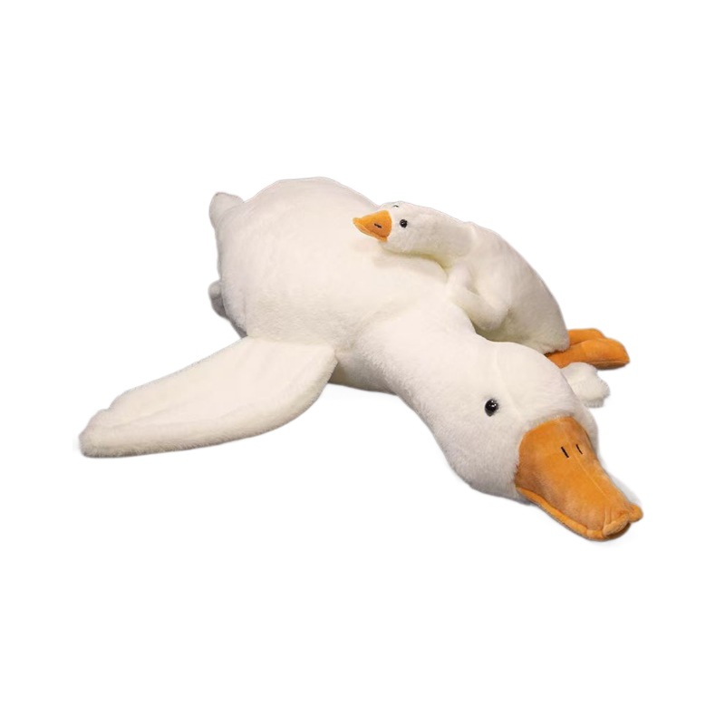 Big white goose, plush toy doll, big doll, cute girl, sleeping pillow, children's birthday Application Scenario