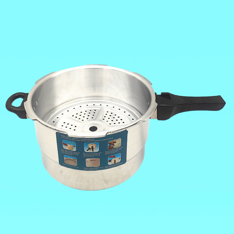 Aluminum alloy polished induction cookers, universal pressure cookers, household gas explosion-proof pressure cookers, cross-border English wholesale and foreign trade Specification image