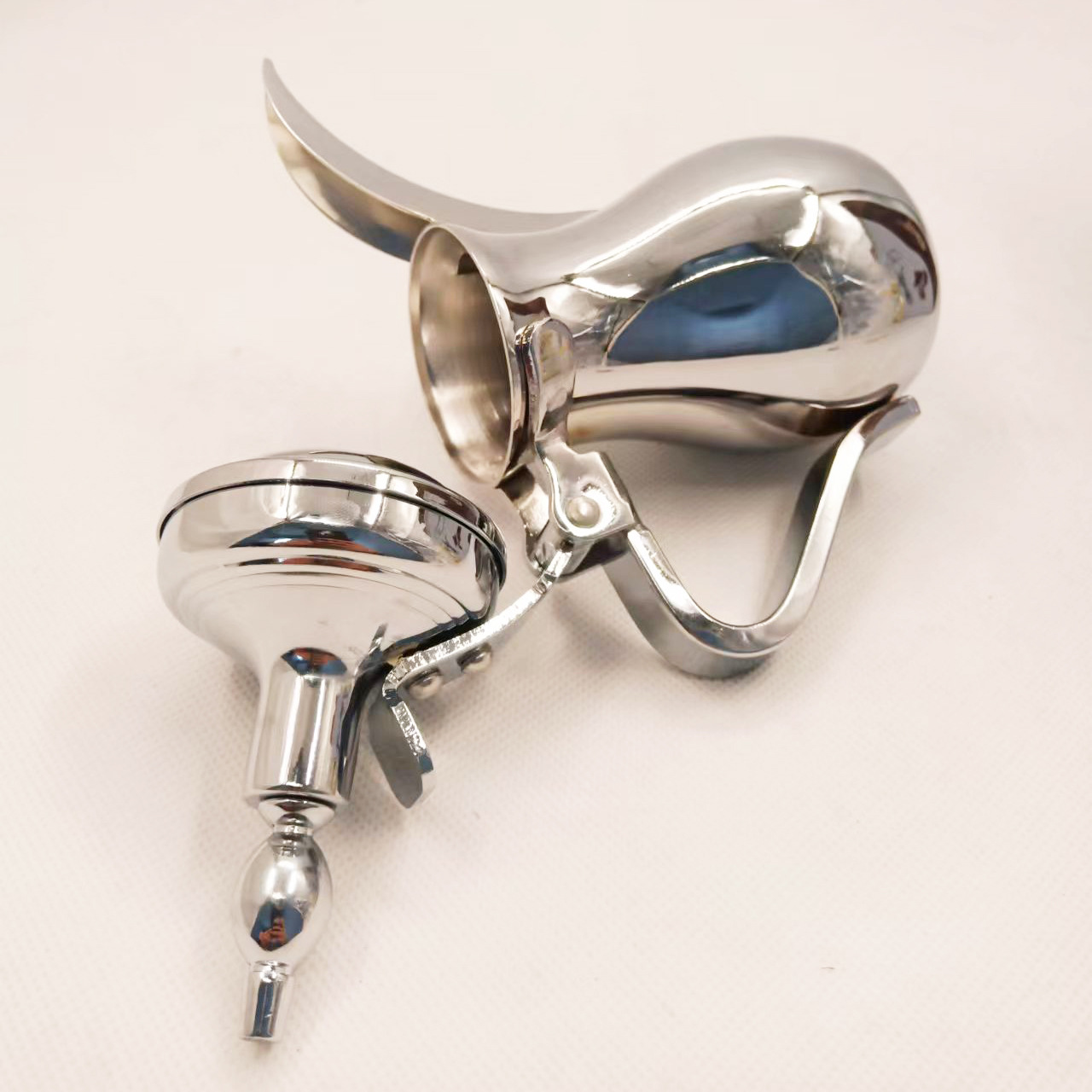 Wholesale and direct sales of stainless steel Arabic kettles, Middle East gold and silver coffee kettles, dallah pot pic 6