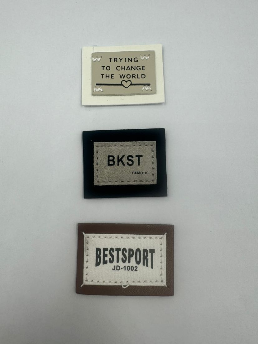 服装辅料配件 皮标样式新颖 可双层制作厂家直销来样定做详情5