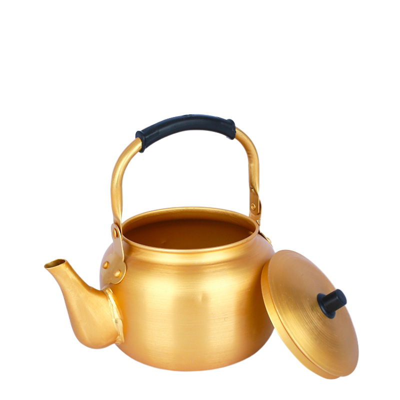 Aluminum pot, aluminum oxidized gold pot pic 4