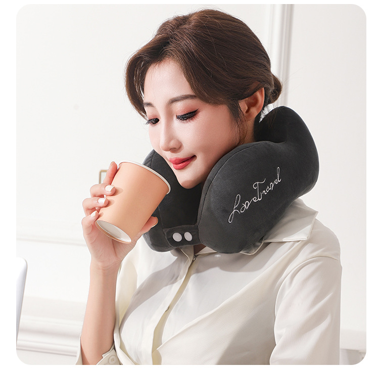 代发-跨境批发记忆棉u型枕办公室睡觉神器护颈枕飞机汽车颈椎靠枕详情16