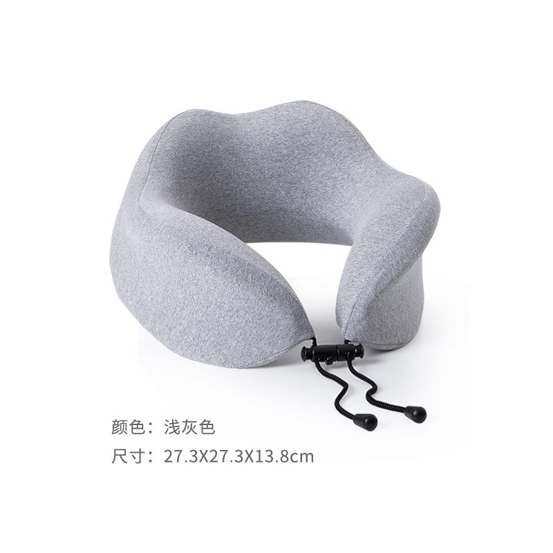 U-shaped neck support travel portable cervical memory foam airplane neck support pillow, can be stored U-shaped neck support pillow Item Picture