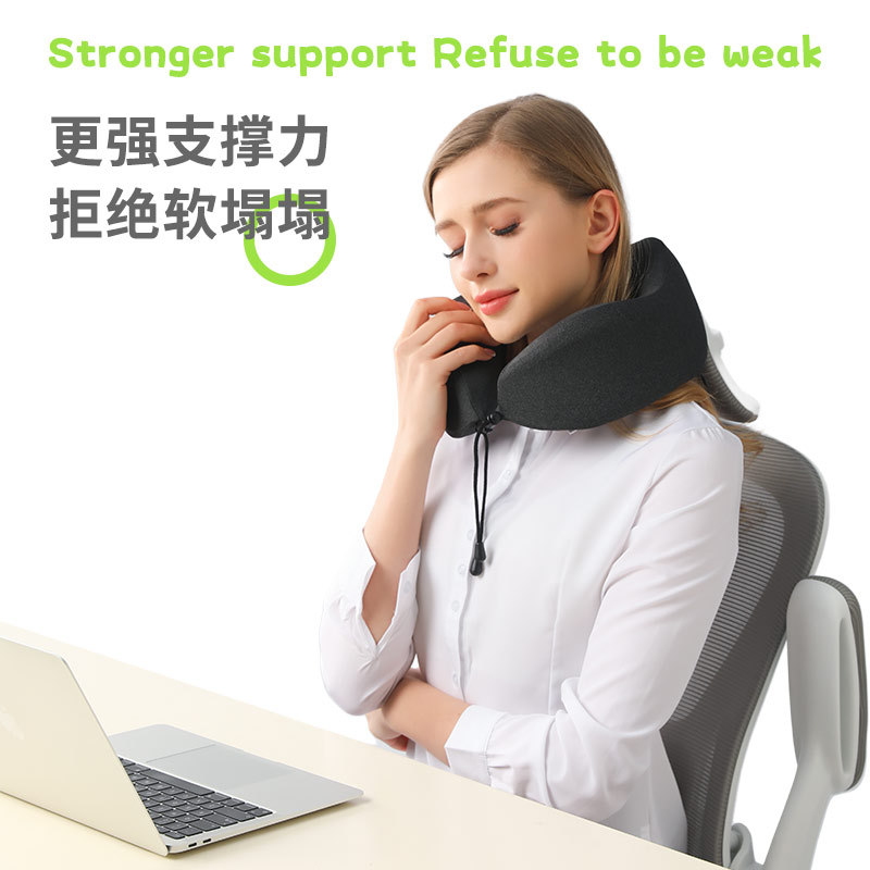 U-shaped neck support travel portable cervical memory foam airplane neck support pillow, can be stored U-shaped neck support pillow details Picture