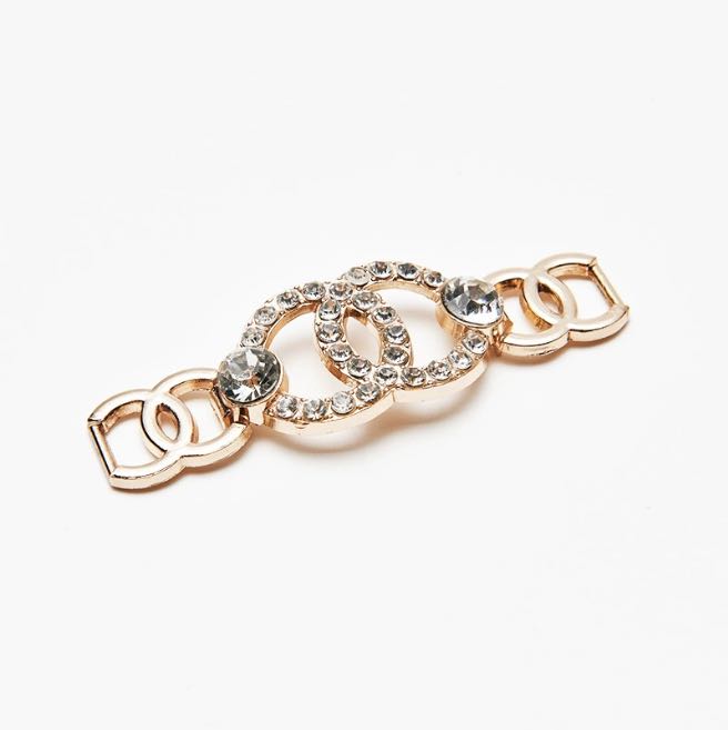 源头厂家新款皮鞋鞋带链条扣洞洞鞋装饰扣拉皮扣乐福鞋鞋扣五金详情11