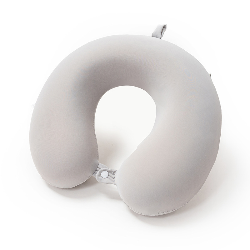 凉感冰丝u型枕夏护颈可拆洗颈椎记忆棉脖枕u形枕头脖子车用睡枕详情图5