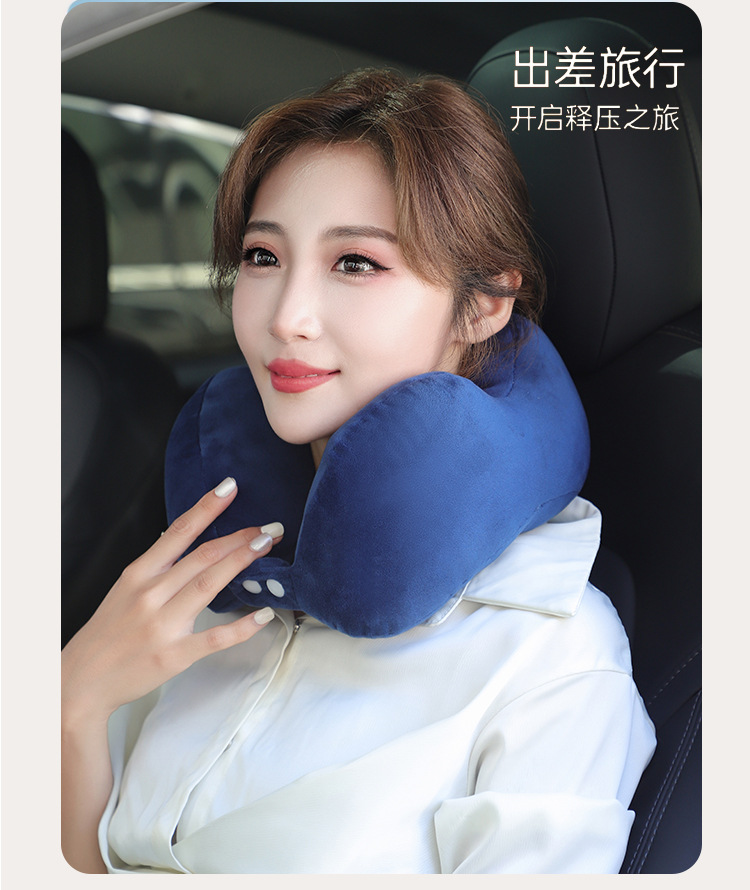 代发-跨境批发记忆棉u型枕办公室睡觉神器护颈枕飞机汽车颈椎靠枕详情4