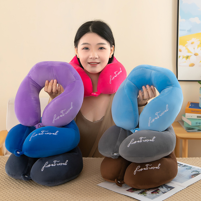 U型枕飞机颈椎护颈枕办公室学生坐车靠枕午睡枕按摩旅行便携神器详情20