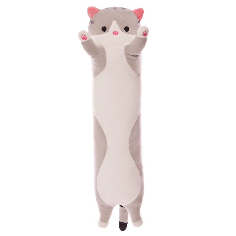 The popular cross-border long cat-lying cat pillow series toys, cute sleeping leg pinch plush dolls, are for cross-border trade Application Scenario