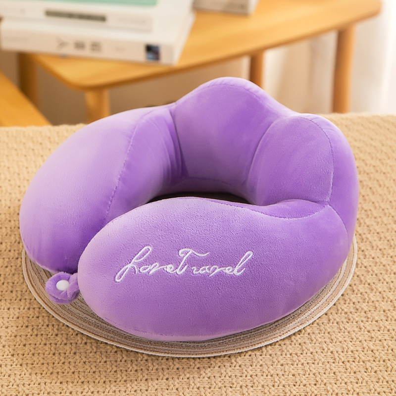 U型枕飞机颈椎护颈枕办公室学生坐车靠枕午睡枕按摩旅行便携神器详情8