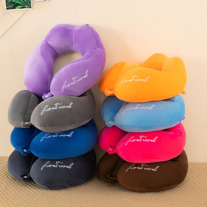 U型枕飞机颈椎护颈枕办公室学生坐车靠枕午睡枕按摩旅行便携神器详情14