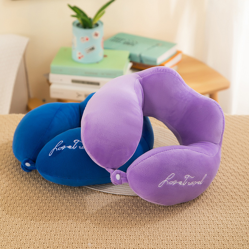 U型枕飞机颈椎护颈枕办公室学生坐车靠枕午睡枕按摩旅行便携神器详情9