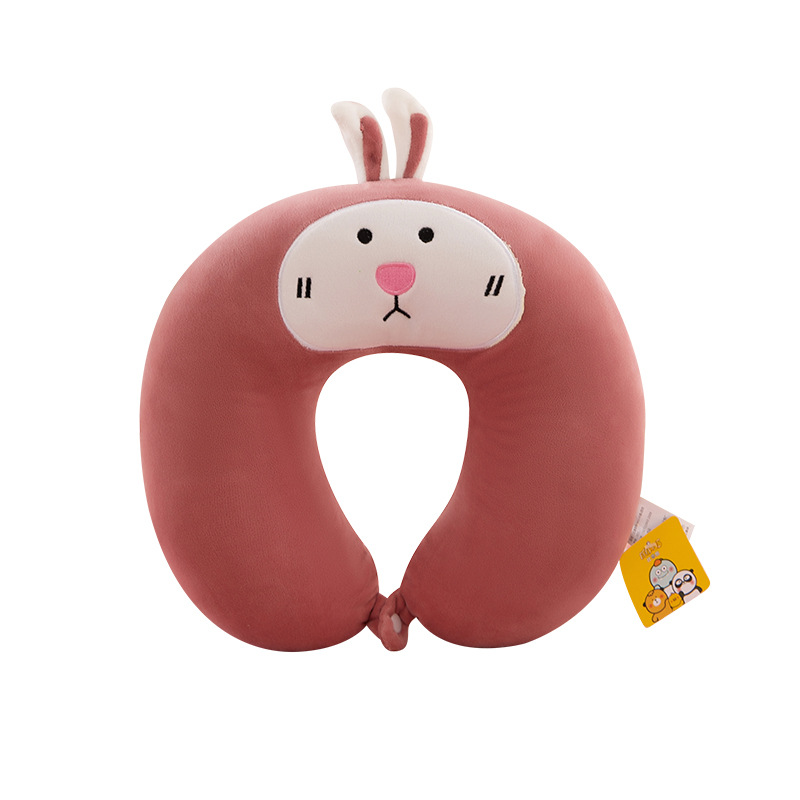 Genuine anti-counterfeiting code cartoon pp cotton U-shaped pillow, travel neck pillow, cute airplane neck pillow, Beerus series Application Scenario