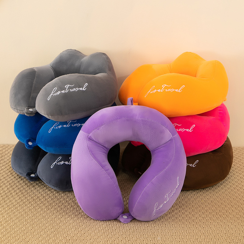 U型枕飞机颈椎护颈枕办公室学生坐车靠枕午睡枕按摩旅行便携神器详情16