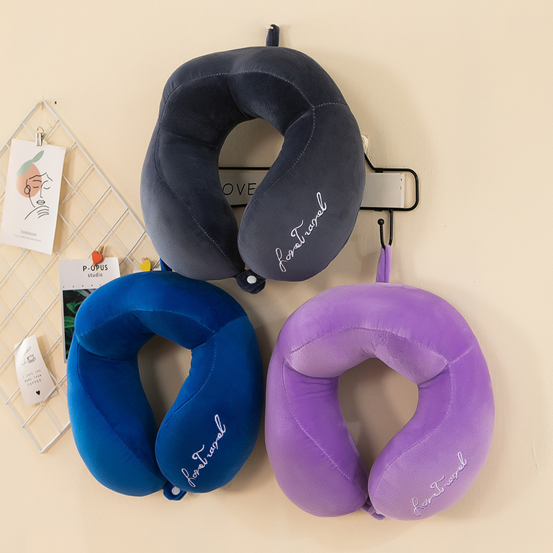 U型枕飞机颈椎护颈枕办公室学生坐车靠枕午睡枕按摩旅行便携神器详情12